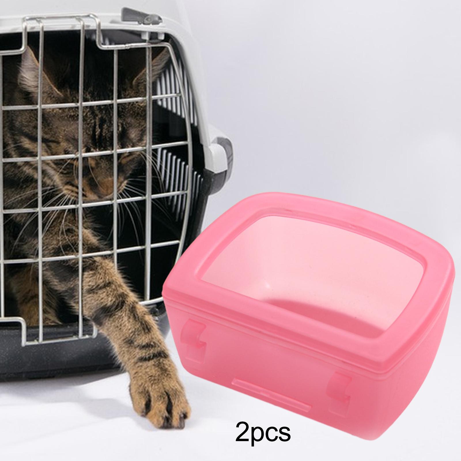 Rabbit Cage Wire - 2x Comederos para Perros para Jaulas
