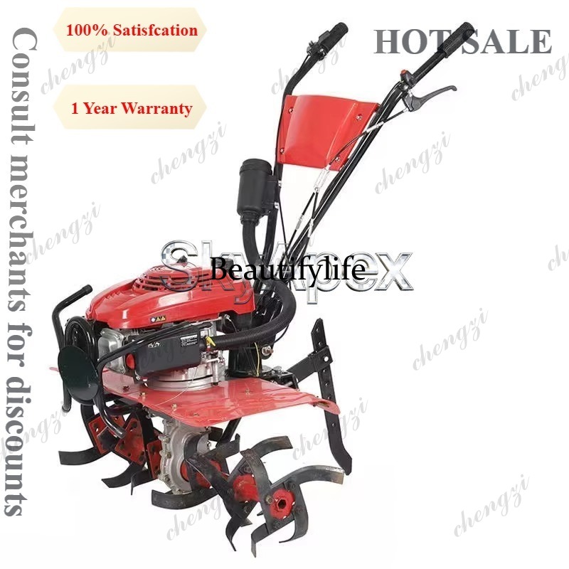 Soil Tilling Cultivator - Mini Cultivador Agrícola de Cuatro Tiempos
