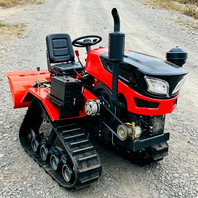 Farming Equipment For Agriculture - Mini Tractor Rotatorio de Orugas Personalizado,