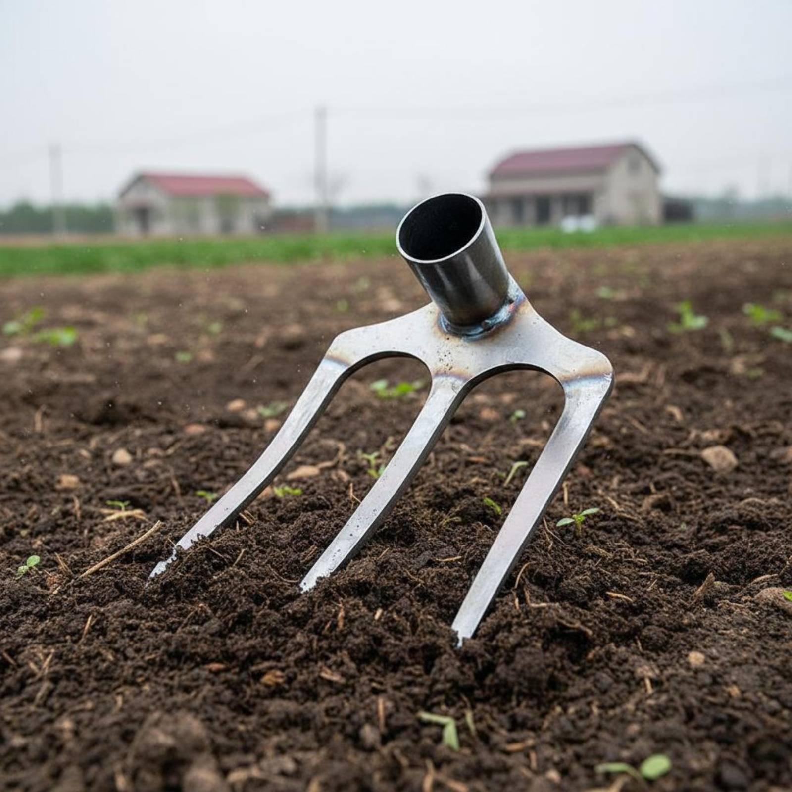 Soil Tilling Cultivator - Cabezal de rastrillo de acero con
