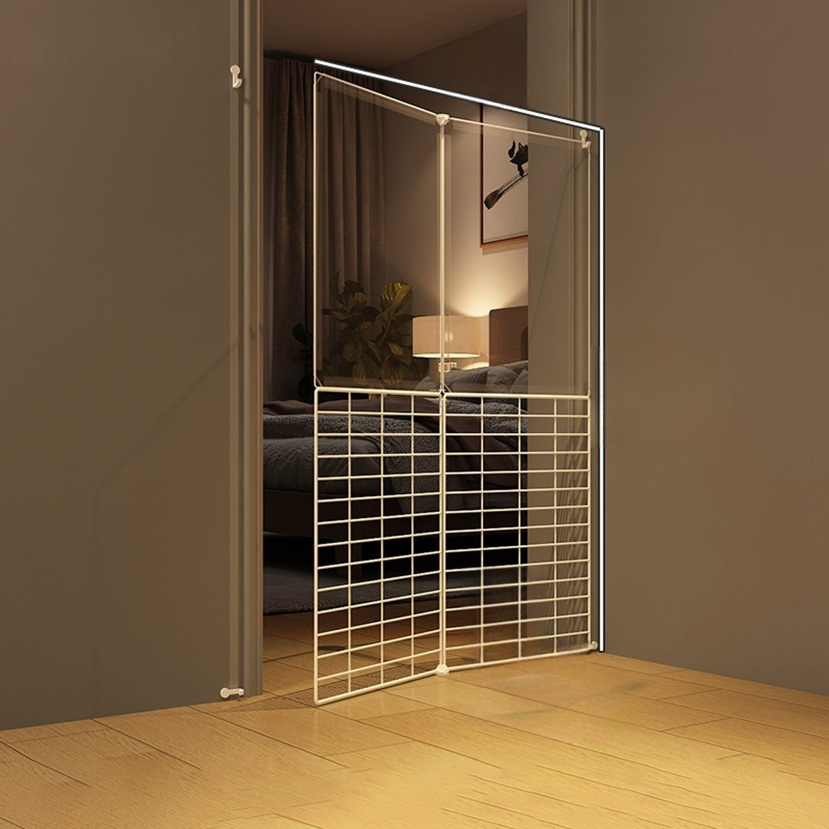 Rabbit Cage Wire - Barrera de Puerta a Prueba de
