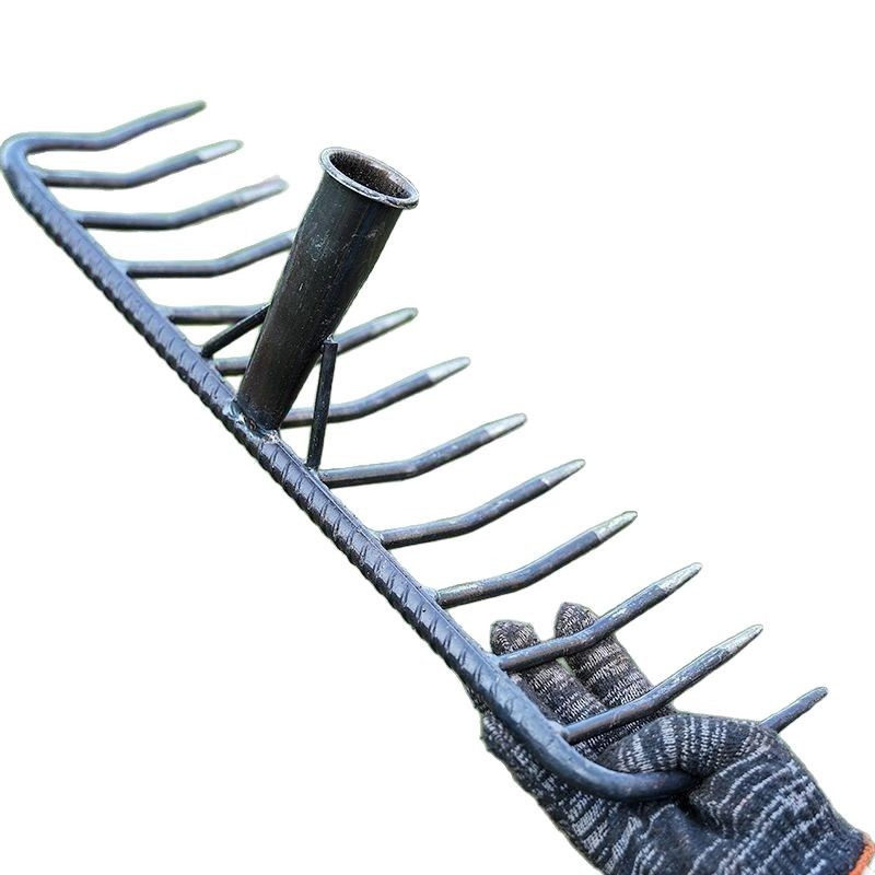Rastrillo de jardín de acero d - Soil Tilling Cultivator reseña y precio