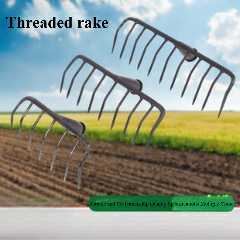 Rastrillo de jardín de acero d - Soil Tilling Cultivator reseña y precio