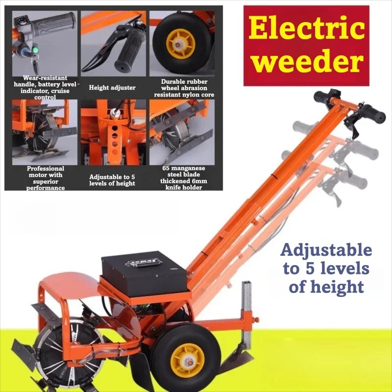 Desmalezador eléctrico de jard - Soil Tilling Cultivator reseña y precio