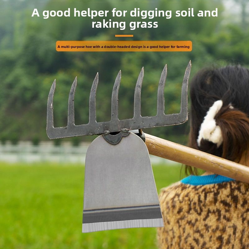 Rastrillo de Jardín de Doble U - Soil Tilling Cultivator reseña y precio