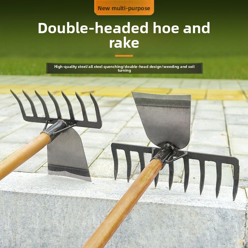 Rastrillo de Jardín de Doble U - Soil Tilling Cultivator reseña y precio