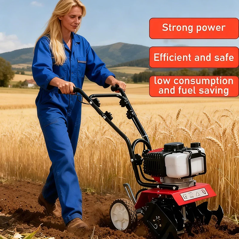 Mini cultivador a gasolina, mo - Farming Equipment For Agriculture reseña y precio