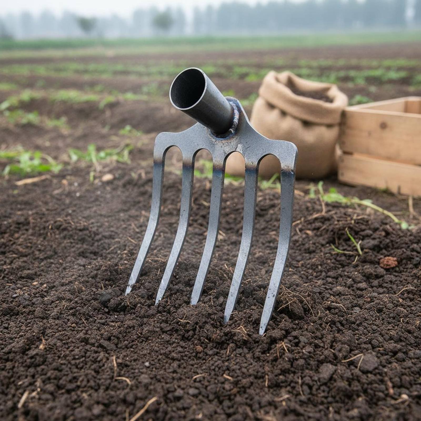 Cabezal de rastrillo de acero  - Soil Tilling Cultivator reseña y precio