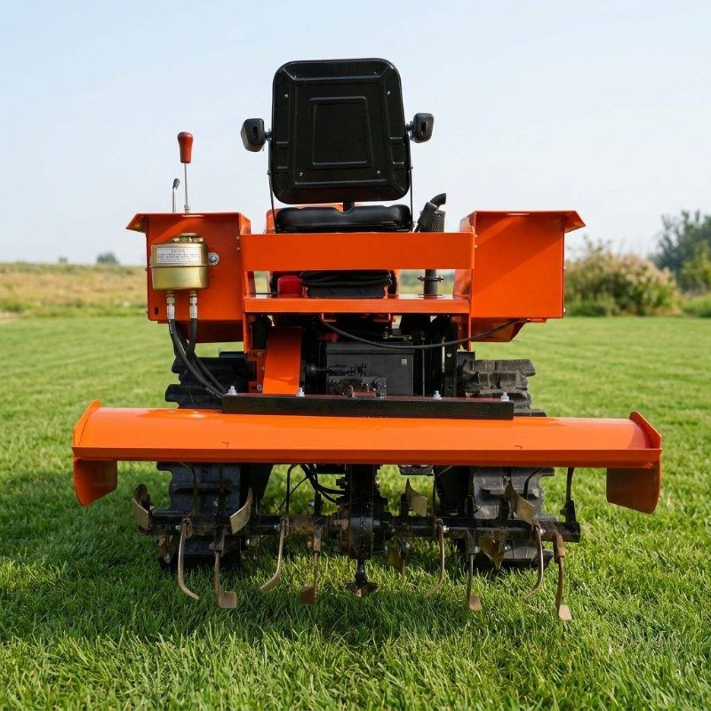 Tractor de orugas 4x4 con roto - Farming Equipment For Agriculture reseña y precio