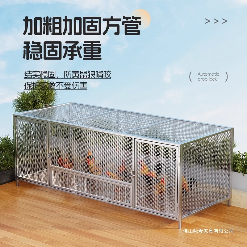 Jaula exterior para gallinas y - Rabbit Cage Wire reseña y precio